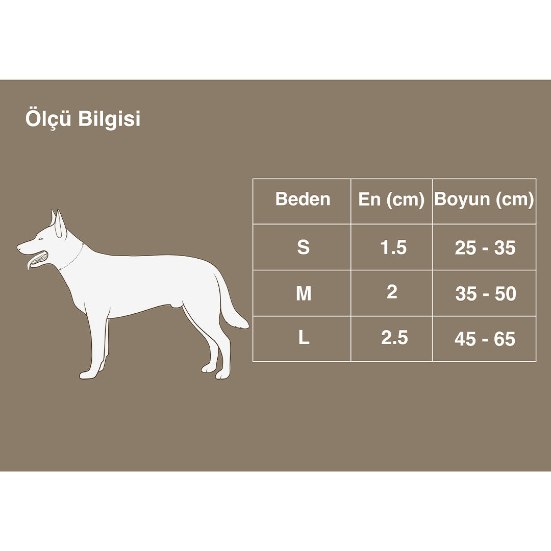 Naylon Dokuma, Duraflex Tokalı Gri Boyun Tasması