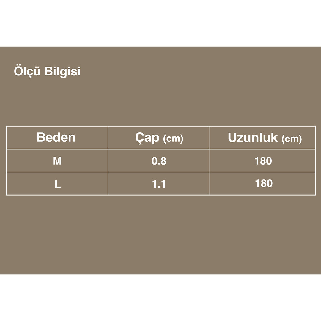Reflektörlü Kırmızı Boğma Tasma Halatı