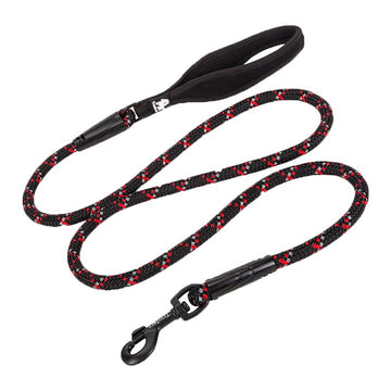 Neoprene Süngerli, Siyah-Kırmızı Halat Tasma Kayışı