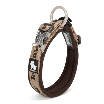 Yumuşak Naylon Dokumalı, Kahverengi Boyun Tasması