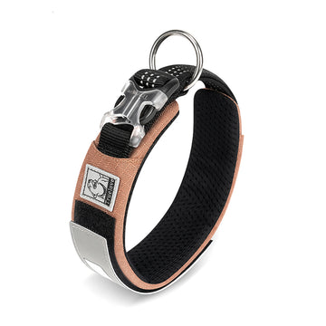 Cordura Kumaşlı, Mesh Kahverengi Boyun Tasması