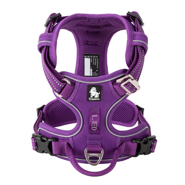 Alüminyum D-Halkalı, Ergonomik, Mor Göğüs Tasması