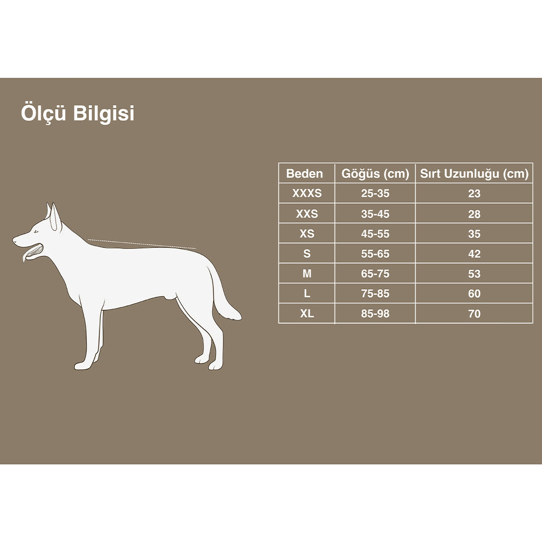 Anti-Bakteriyel Gri Köpek Kıyafeti