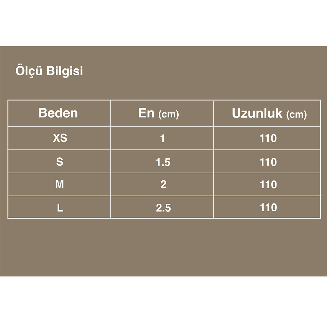 Yumuşak Süngerli Siyah Tasma Kayışı