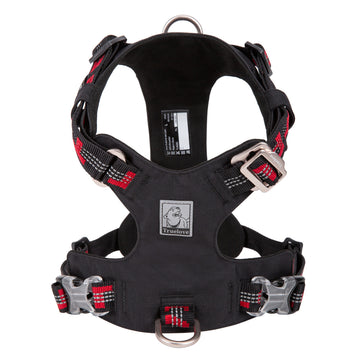 Cordura Kumaşlı, Suya Dayanıklı Siyah Göğüs Tasması
