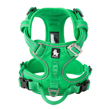 Alüminyum D-Halkalı, Ergonomik, Yeşil Göğüs Tasması