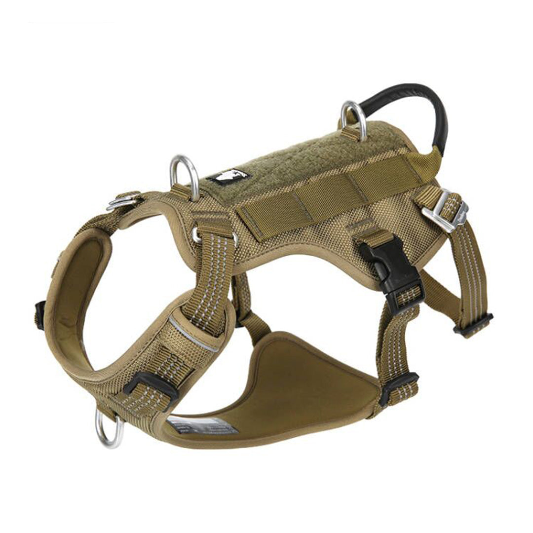 Tactical Asker Yeşili Köpek Göğüs Tasması