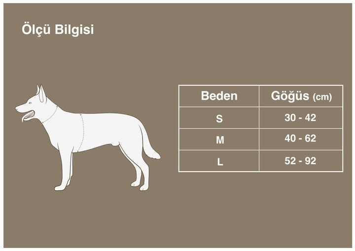 Oxford Kumaşlı, Yeşil-Mavi Mesh Göğüs Tasması