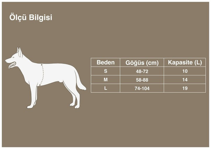 Çıkarılabilir Çantalı Kırmızı Köpek Göğüs Tasması