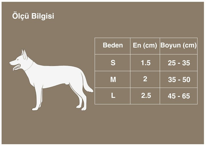 Naylon Dokuma, Duraflex Tokalı Gri Boyun Tasması