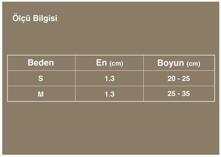 Elastik, Mor Kedi Boyun Tasması