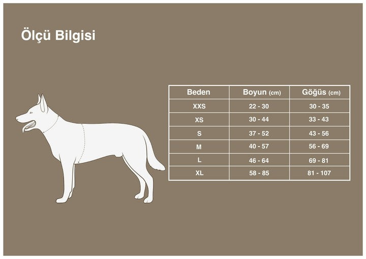 Cordura Kumaşlı, Suya Dayanıklı Mor Göğüs Tasması