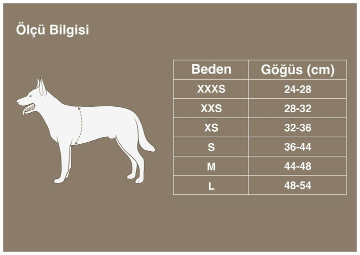 Marine Step-In Turuncu Köpek Göğüs Tasması