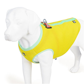 Soğutucu Özellikli Sarı-Yeşil Köpek Yeleği